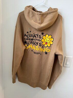 Chasing Summer Festival Hoodie Tan Brown Men’s Large